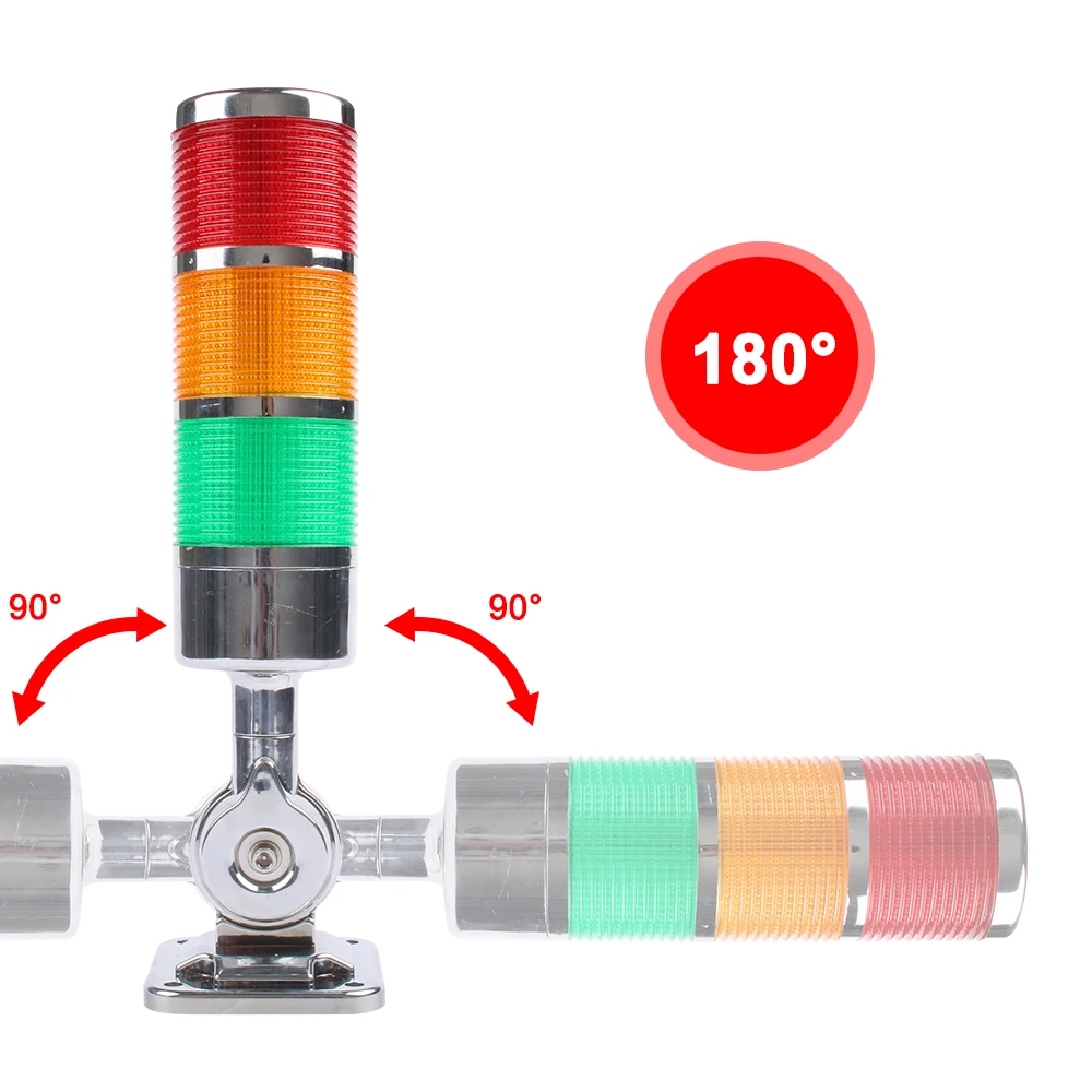 DC 12V 24V AC 110V 220V Công Nghiệp Đa Lớp Ngăn Xếp LED Tín Hiệu Báo Động Thận Trọng Cho Ánh Sáng máy Móc Báo Động Đèn LTA