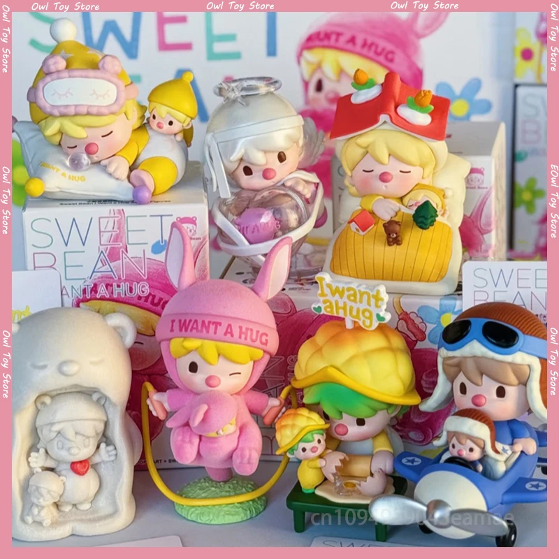 Original Sweet Bean I Want A Hug Series Blind Box Kawaii Hot Mystery Box Anime Figure Decoration Cute For Valentine'S Day Gifts