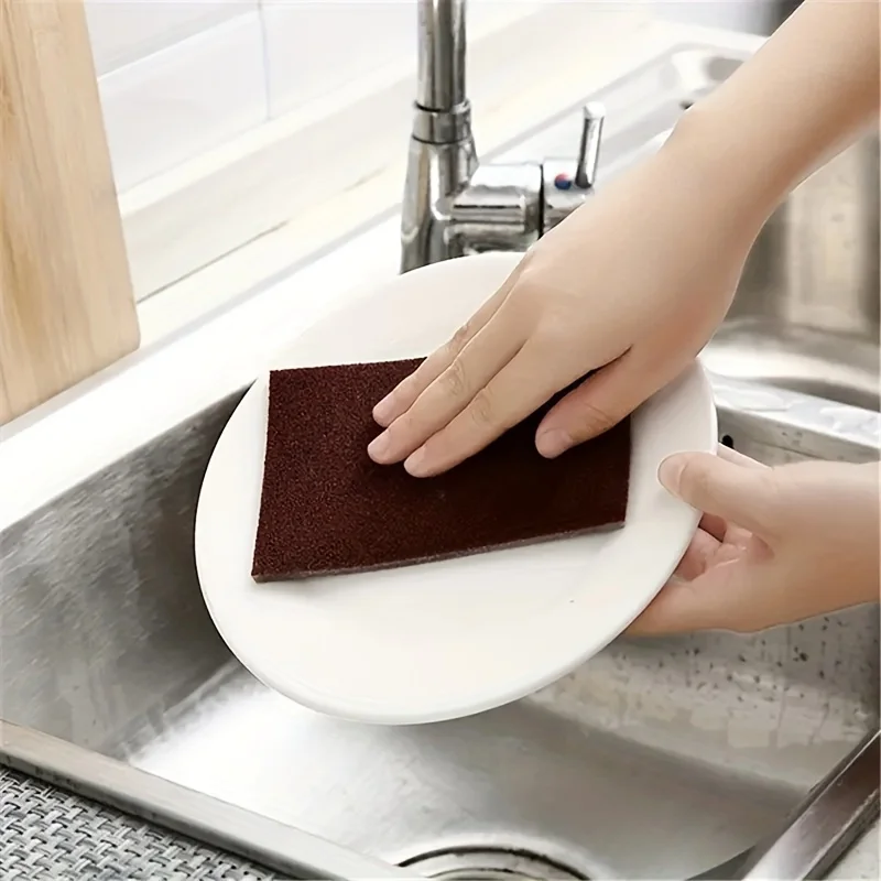 Esponja de esmeril de 5 piezas, utensilio de limpieza mágico para remover óxido, desincrustante, frotar, utensilio de cocina, accesorio de baño