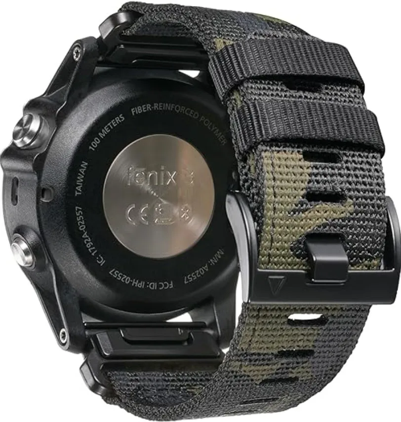 Correa de nailon QuickFit de 22mm y 26mm para Garmin Fenix 7 7X 6X Pro/Epix Pro Gen 2 51mm 47mm/Fenix6 5Plus 5XPlus, correa de reloj trenzada