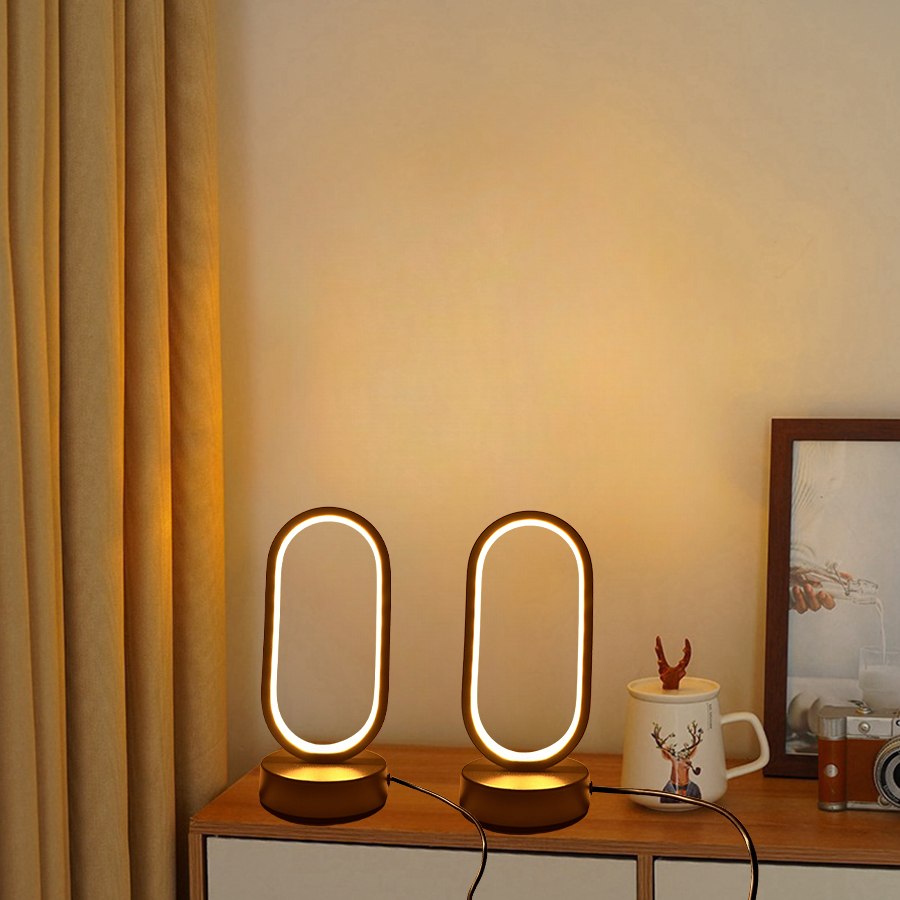 Lámpara Led en forma de U, lámpara decorativa para dormitorio, mesita de noche, sala de estar familiar, estudio, iluminación nocturna LED