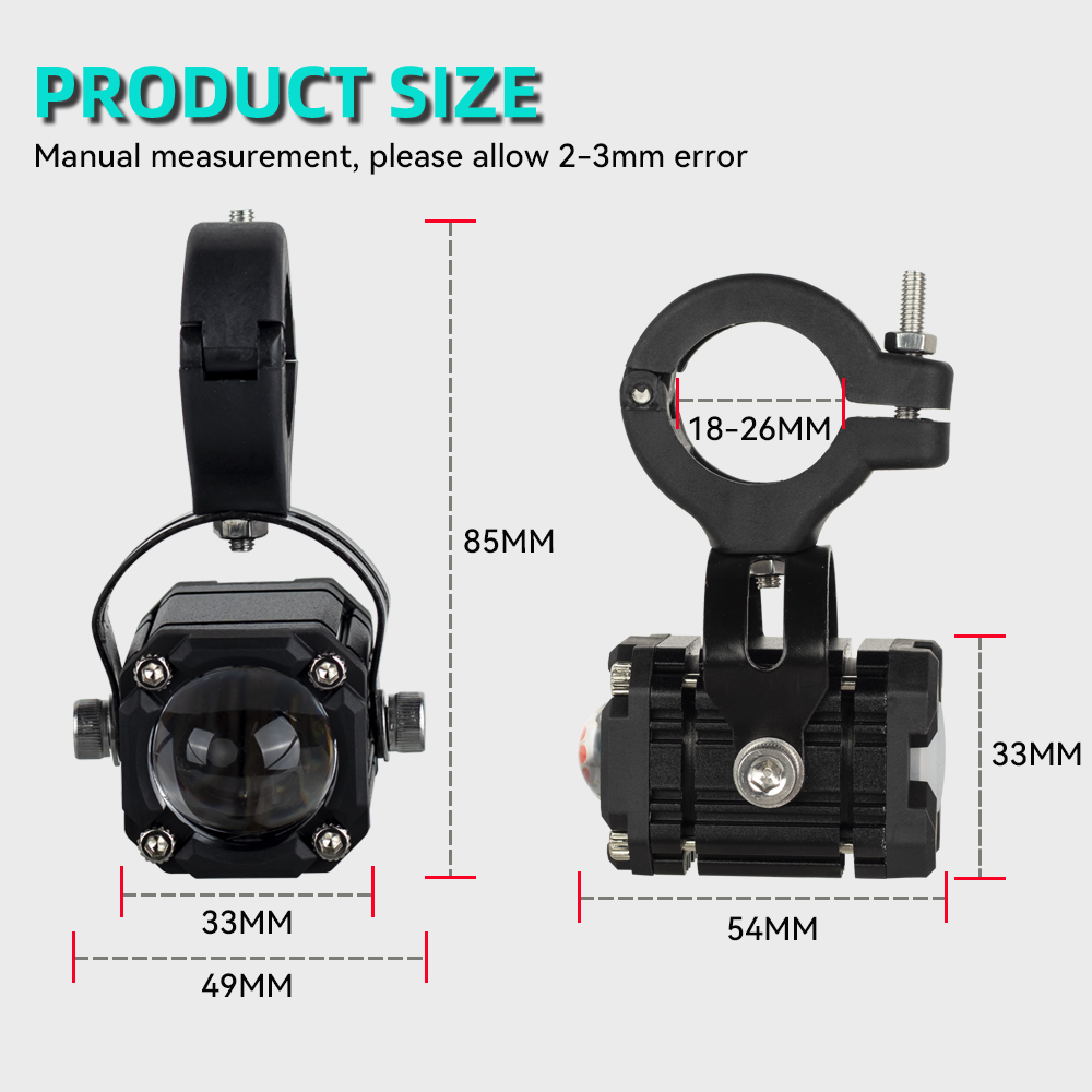 Motorcycle light Motorbike Off-road Front Auxiliary Super Bright Driving Led Light Headlight For BMW R 1200GS R1250GS