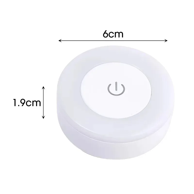 Luz LED nocturna con Sensor táctil, luces de pared con atenuación de 3 modos, lámpara nocturna recargable por USB portátil para iluminación de sala de estar y dormitorio