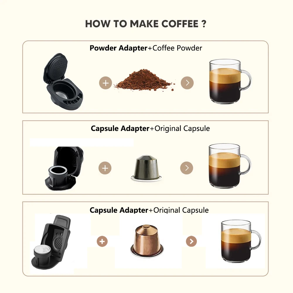 Капсульный адаптер для оригинальных капсул Nespresso Convert Dolce Gusto Crema Make для кофемашины Dolce Gusto CIRCOLO Genio 2