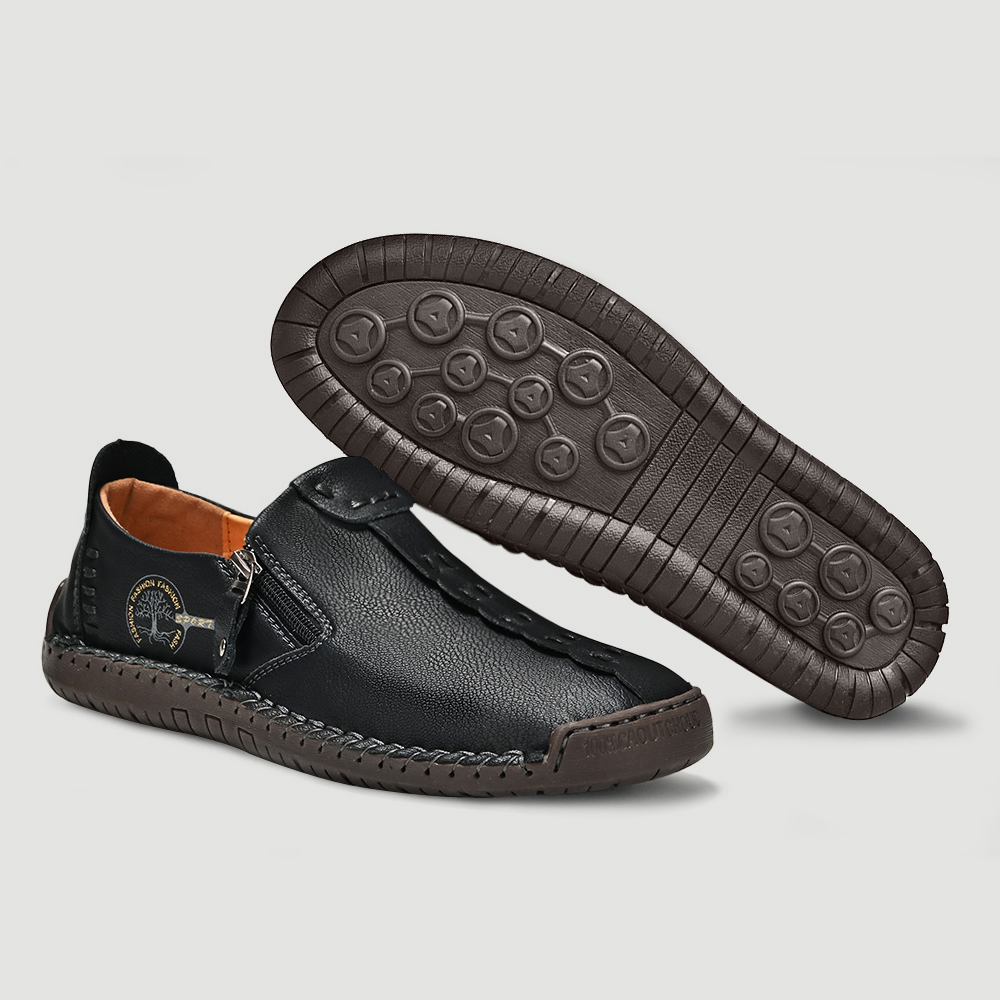 Handgemachte Leder Männer Schuhe Casual Slip Auf Loafers Atmungsaktive Leder Schuhe Männer Wohnungen Heißer Verkauf Mokassins Werkzeug Schuhe Plus Größe