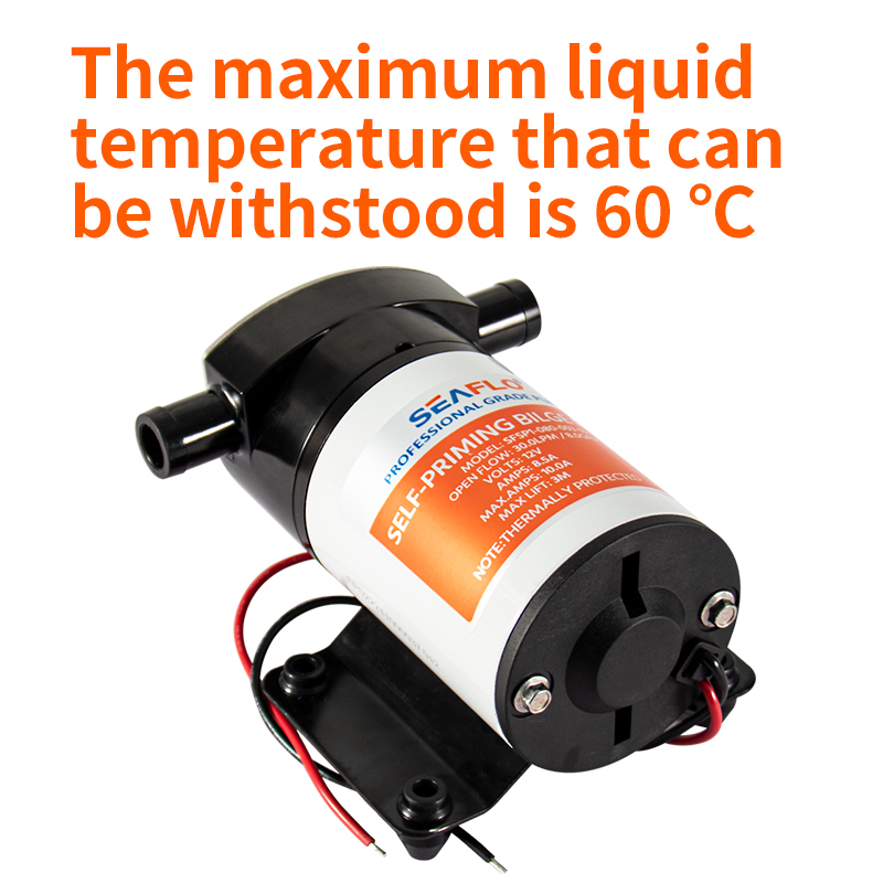 Bomba de drenaje para lancha motora, bomba de sentina eléctrica de 12V CC, impulsor centrífugo de yate de gran flujo marino, bomba autocebante