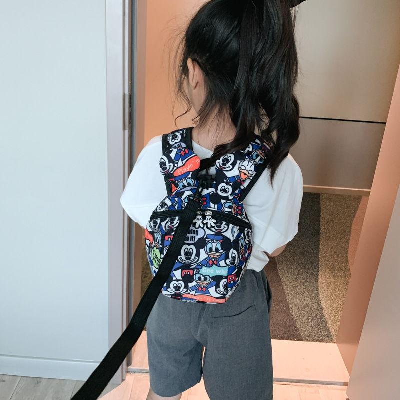 Disney Cartoon Mickey Mouse Rucksack Kinder Rucksack Donald Ente Kindergarten Schult asche Kinder Mädchen Junge Zubehör Tasche Geschenke