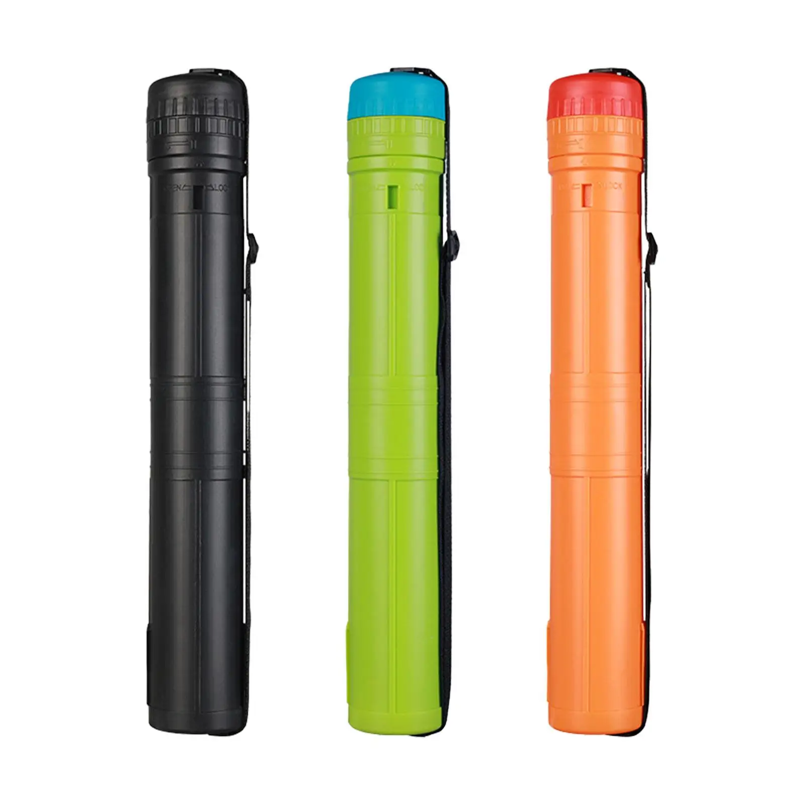 Expandable Poster Tube with Shoulder Strap Round Storage Case Telescopic Waterproof Art Painting Tube Drawing Tube Supplies