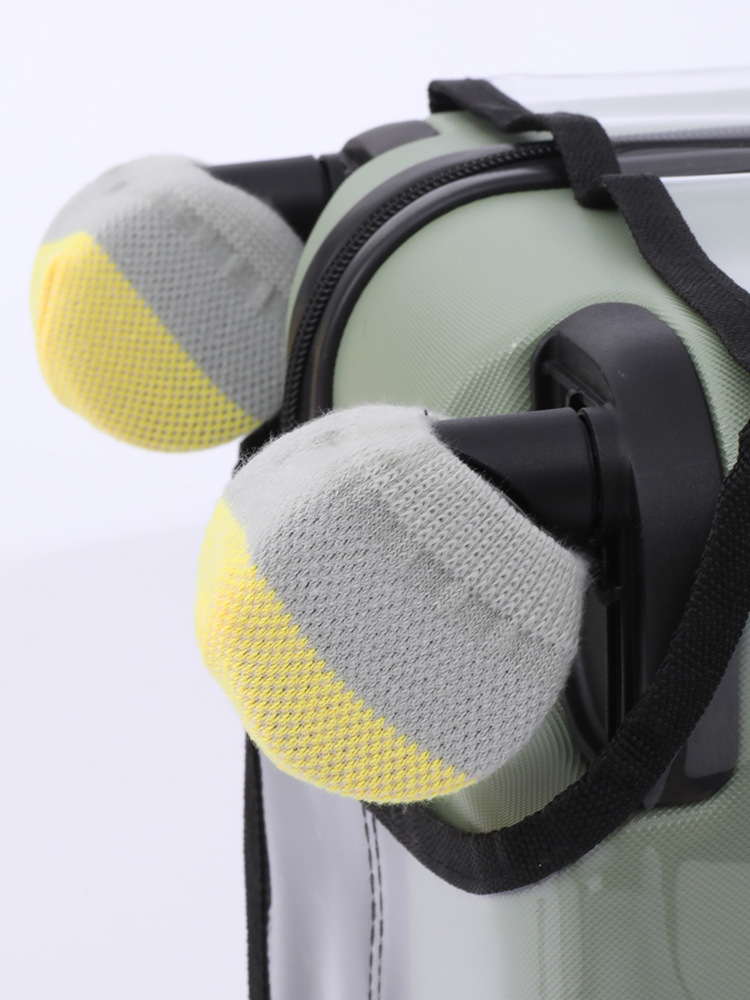 Capa de roda de bagagem multiuso, 4 unidades, malha, pode ser usada para rodas de bagagem, maçanetas redondas, rodas de cadeira de escritório