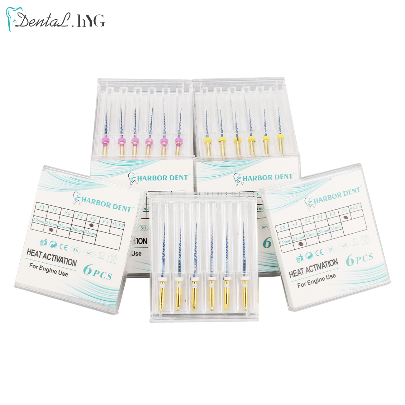Limas dentales SX-F3 azules, motor Universal giratorio de nitinol, endodoncia, antifatiga, aguja constante, Material de conducto radicular para odontología