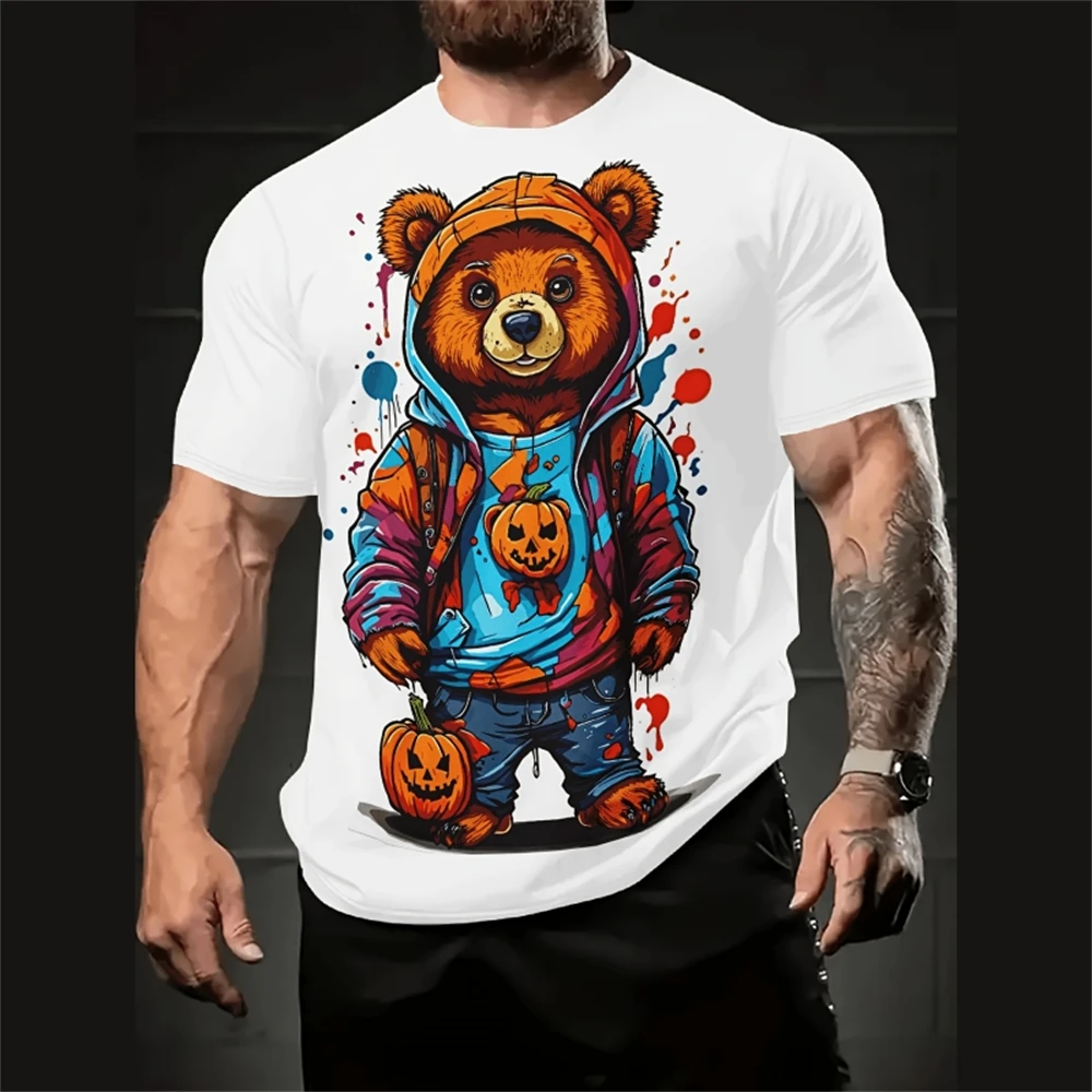 面白い漫画メンズ Tシャツ 3d プリント半袖マイクロ弾性ブレスストリート夏カジュアル特大 Tシャツ男性服