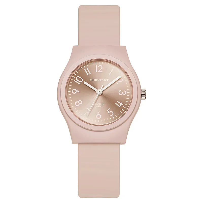 Reloj de cuarzo con correa de silicona de marca para Mujer, Reloj de pulsera informal de lujo a la moda para Mujer, Reloj para Mujer, triangulación de envíos