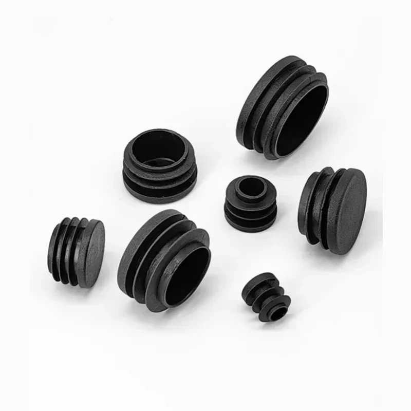 รอบท่อปลั๊กด้านใน 12 ~ 100 มม.หลอด End Cap สําหรับโต๊ะเก้าอี้ขาฝุ่น Protector Pads Leveling ฟุตเฟอร์นิเจอร์อุปกรณ์เสริม