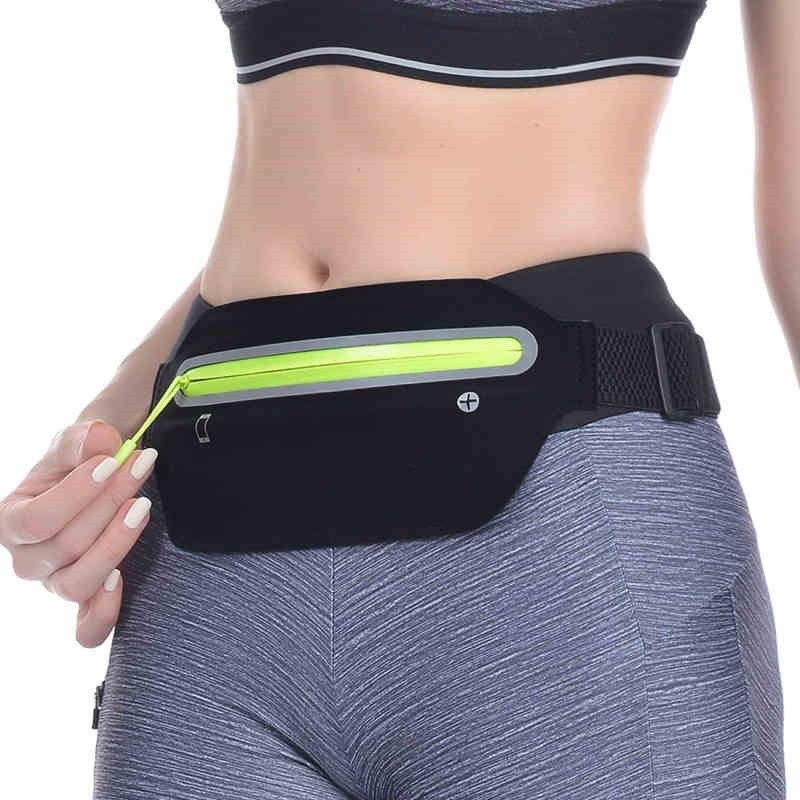 Riñonera deportiva ajustada para hombre y mujer, bolsa multifuncional para teléfono para correr, impermeable, ocio al aire libre, 6,5 pulgadas, novedad