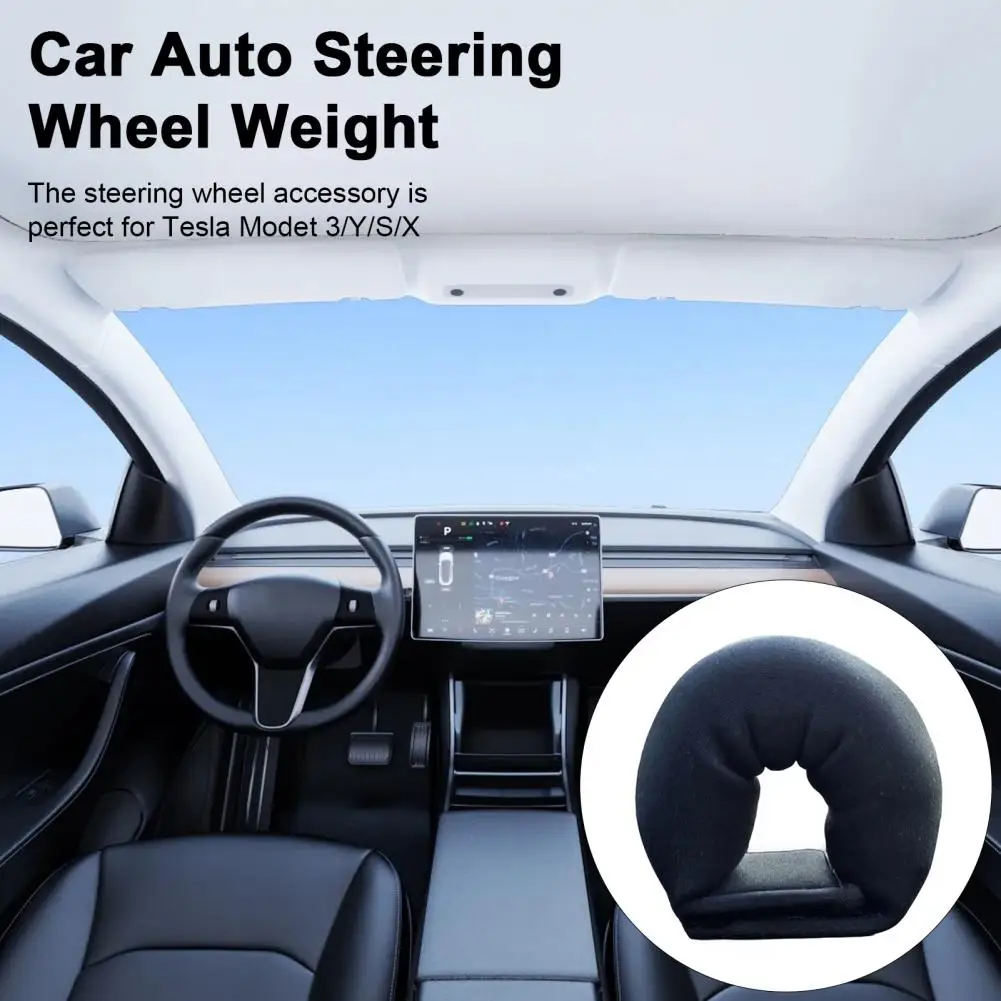 Lenkrad Abdeckung Verschluss Band Auto Auto Lenkrad Gewicht Weiche Lenkrad Wrap Für Tesla Modell 3/Y/S/X Auto Teile