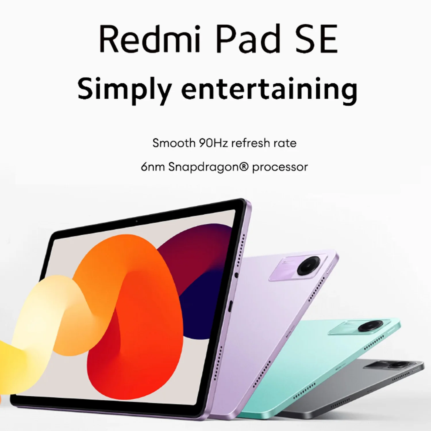 Xiaomi Redmi Pad SE 11" 4+128GB WIFI Global Version Snapdragon® 680 5MP Front Camera 8000mAh AI Face Unlock Quad Speaker 33W