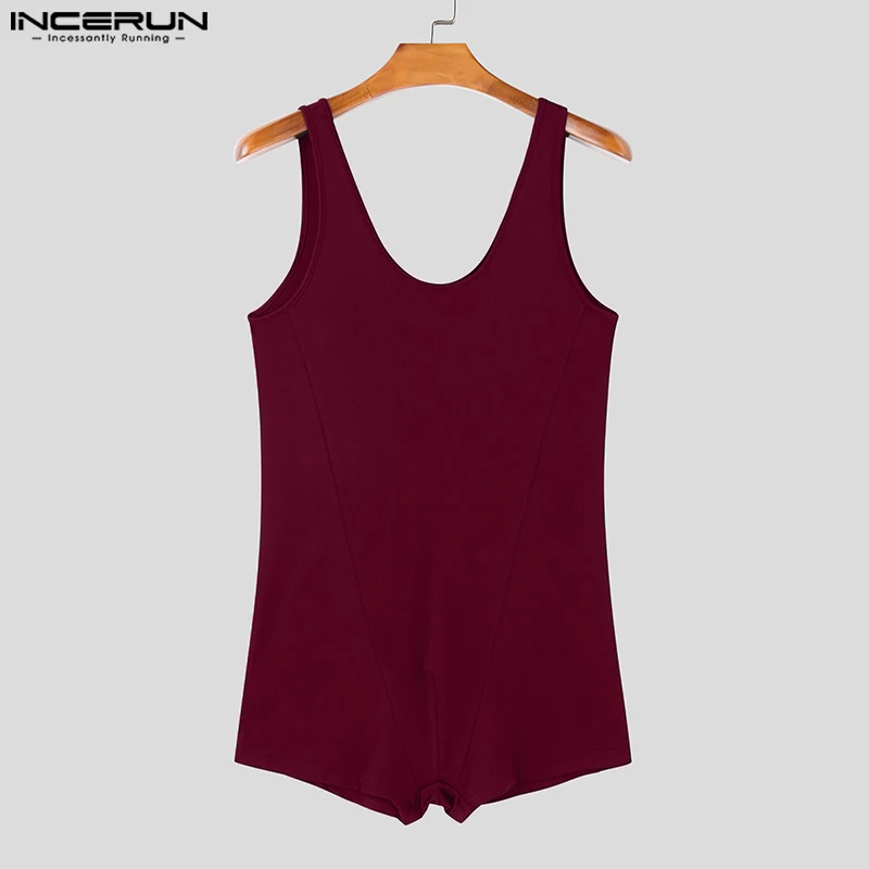 INCERUN Hommes Bien Ajustés Batteries Costumes 2024 Décontracté Solide document fibrOnesies Beau Mode Simple Confortable Homewear S-3XL