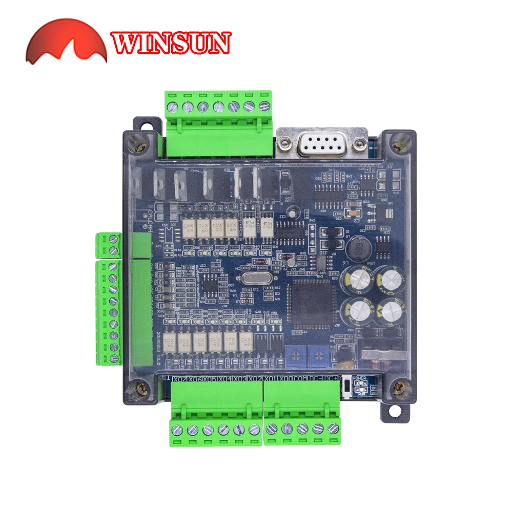 FX3U-14MR-14mt rtu plcボード8 in 6 out anolog 6ad 2da Modbus rs485 rtcリレートランジスタ6ch3kカウントボード