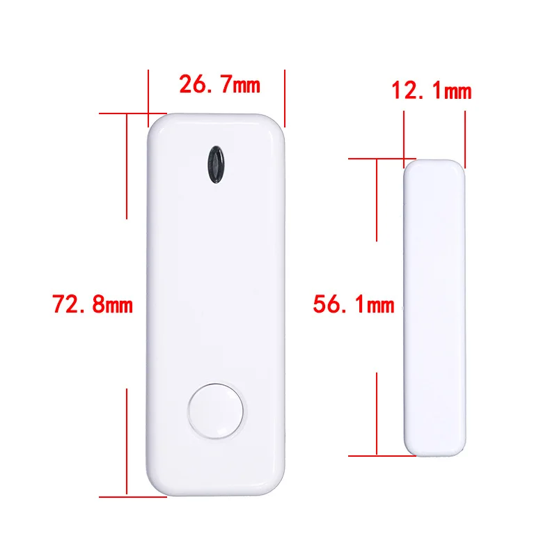 TAIBOAN 433MHz Door Magnet Sensor Wireless Home Window Detector for Alarm System App Notification Alerts Family Safety