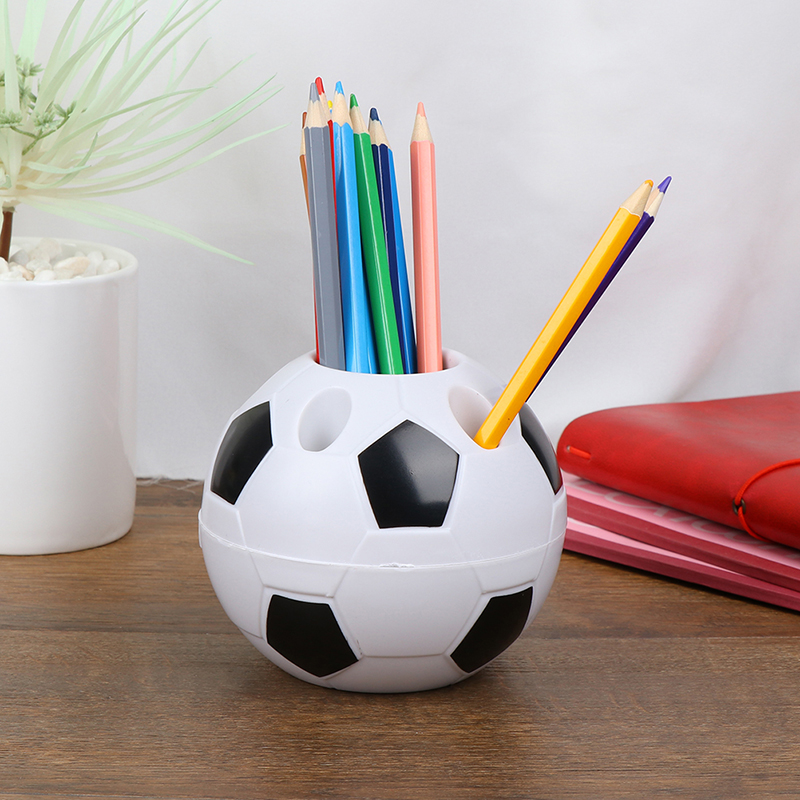 Fußball Form Tool Home Dekoration Student Geschenke Liefert Stift Bleistift Halter Fußball Form Zahnbürste Halter Desktop Rack Tabelle