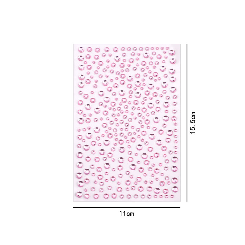 1 個音楽祭パーティーフェイスジュエリー装飾ラインストーンクリスタル子供のおもちゃ DIY ダイヤモンドステッカーアイメイク自己粘着ネイル