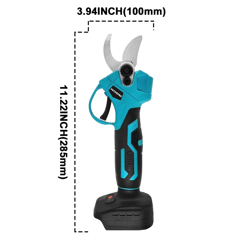 Brushless Electric Scissors Pruning Shears Handheld Cordless Pruner Tree Branch Bonsai Cutting Tool Fits Makita 18V Battery