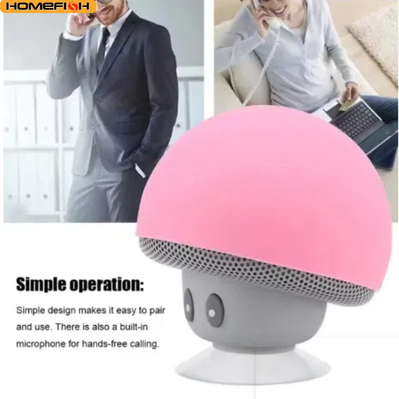 Wysokiej jakości bezprzewodowy głośnik Bluetooth o zasięgu 30 stóp Subwoofer z przyssawką Nadaje się do jazdy na rowerze na pikniku na świeżym powietrzu