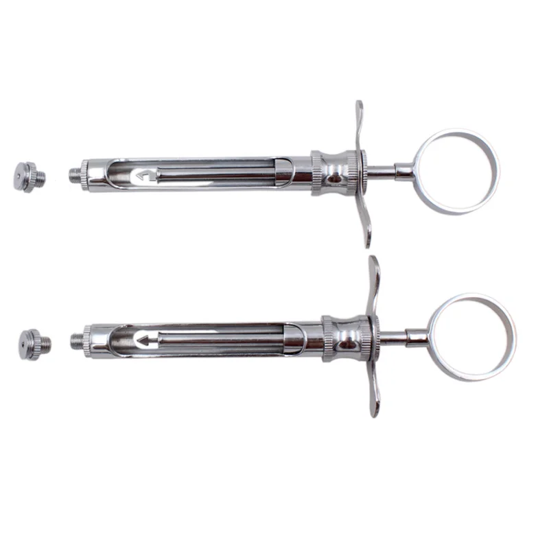 1pcs Dental Rvs Spuit Anesthesie Opzuigspuit Tandarts Injector Tool Tandheelkunde Chirurgisch Instrument Gereedschap