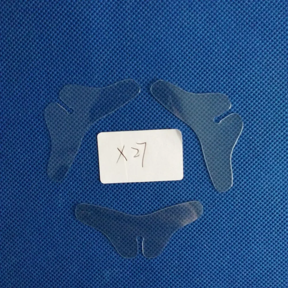 200Pcs Transparent Shirt Collar Insret Shirt Collar Support Plastic Collar Stays with 2 different size 6cm x 2.7CM and 6CM x2CM