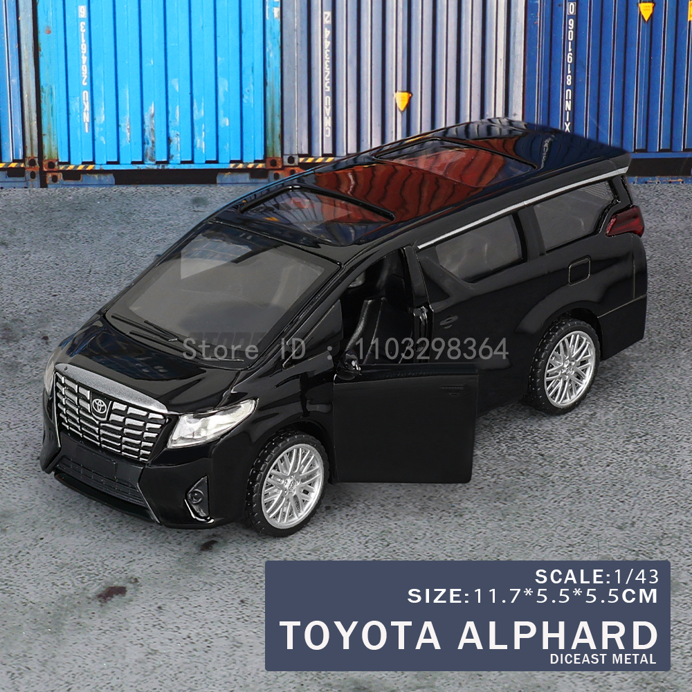 Alfa luxe VIP zakelijke traagheidskar MPV-model deur van gegoten metaallegering en interieur geschikt voor volwassen verzamelaars