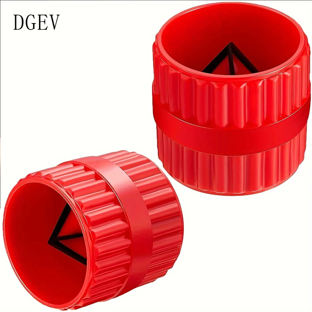 DGEV 금속 튜브 황동 파이프 모따기 디버링 버 제거제 리머 청소 금속 튜브 헤비 듀티 디버링 도구