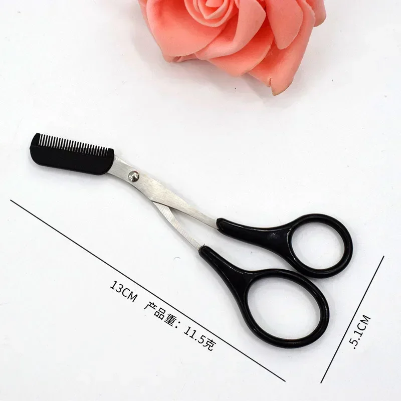 Wenkbrauw Trimmer Schaar Schoonheidsproducten voor Vrouwen Wenkbrauw Schaar met Kam Rvs Makeup Tools Schoonheid Schaar