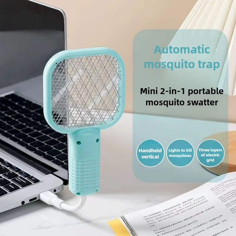 ครัวเรือน usb สีม่วงโคมไฟฆ่ายุงไฟฟ้าเครื่องดักยุงและฆ่ายุงปิกนิกกลางแจ้งแบบพกพารถ