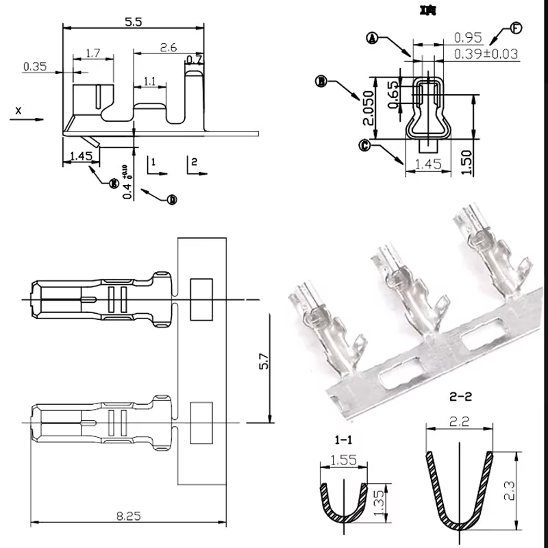 50pcs XH2.54mm 2P/3P/4P Pin Header Plastic Shell Male Plug Female Socket Wire Connector PCB Terminal XH-2A  XH-2Y XH-2AW XH-T