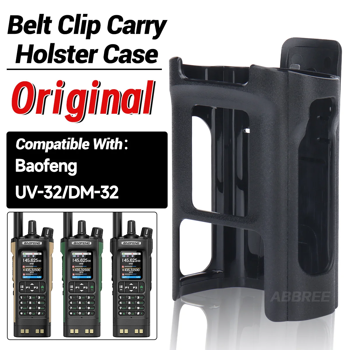 Oryginalny klips do paska Baofeng UV-32 DM-32 Walkie Talkie Etui na pasek UV32 Etui na pasek do radia dwukierunkowego DM32