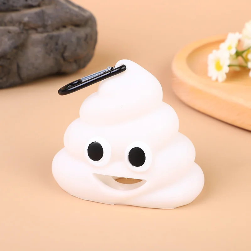 1PC Creative อุปกรณ์สําหรับสัตว์เลี้ยงสุนัขกระบะไม่เต็มเต็งการ์ตูน Poop-รูปแบบพกพาขยะ SHELL ขนาดกะทัดรัดสําหรับแมวและสุนัข