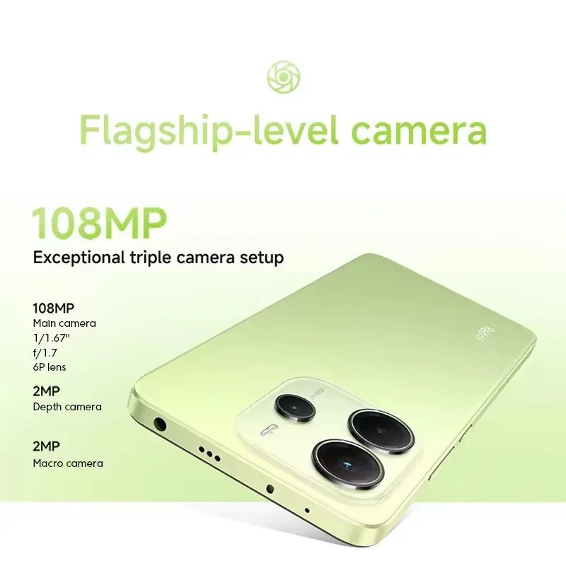 Versão do reino unido xiaomi redmi note 14 4g smartphone helio G99-Ultra 6.67 display amoled 120hz108mp ai câmera 5500mah bateria nfc