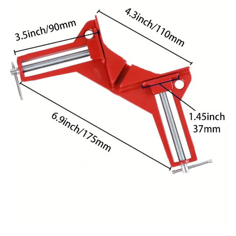 직각 클램프, 90도 코너 클램프, 액자 홀더, 유리 홀더, DIY 목공 핸드 툴
