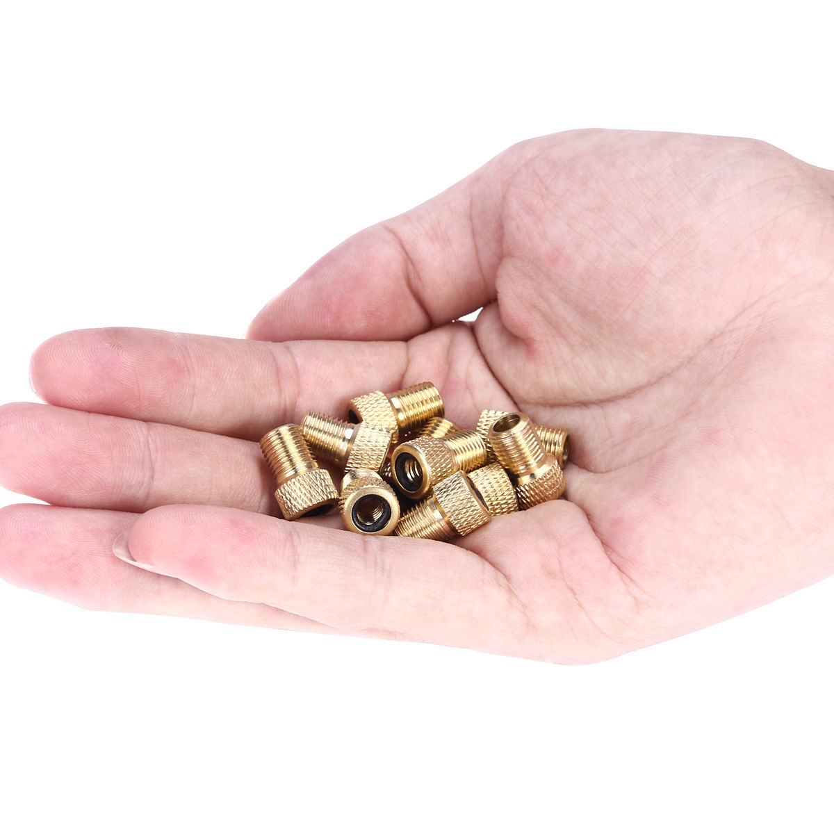 Adaptador de válvula de transferencia de neumáticos de rueda, 5 uds., Presta a Schrader Cinverter, bicicleta de carretera, tubo Punp