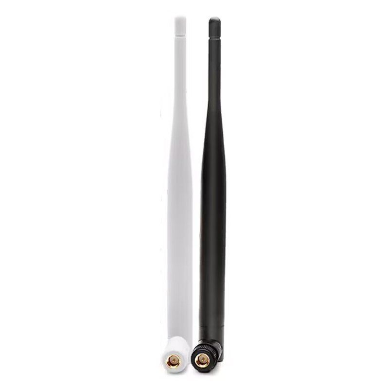 2 unids/lote 2,4 G Wifi Bluetooth antena, varilla de plástico plegable de alta ganancia aérea SMA Pin/agujero, Plug And Play rápido y conveniente