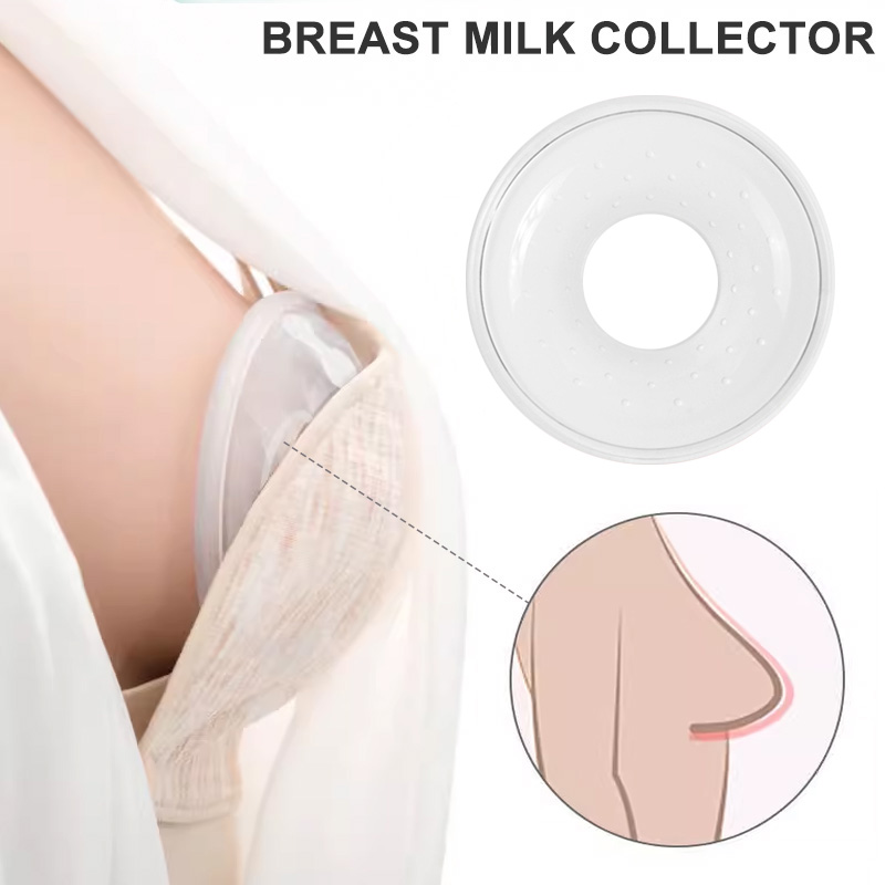 Colector de leche materna portátil, prevención de fugas y prevención de desbordamiento, alimentación del bebé, protege los pezones, recoge la leche materna