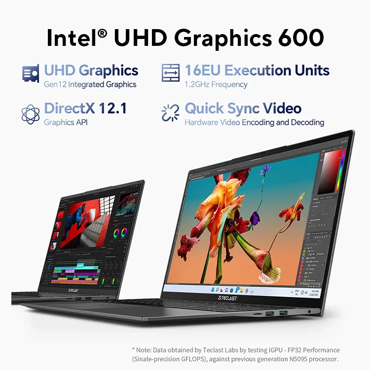 Teclast F17Plus 17,3 inch laptop Intel N95 16GB RAM 512GB SSD Windows 11 notebook 180 °   Flip Computer Verlicht toetsenbord mini-HDMI