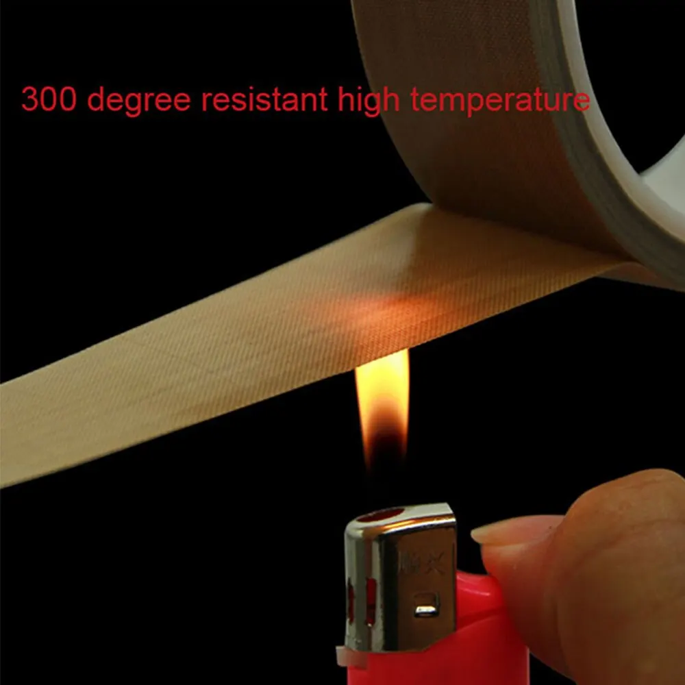 300 ° Nastro adesivo resistente al calore C Nastro isolante resistente al calore in PTFE, nastro adesivo per isolamento termico, spessore 0,13 mm, 10 m