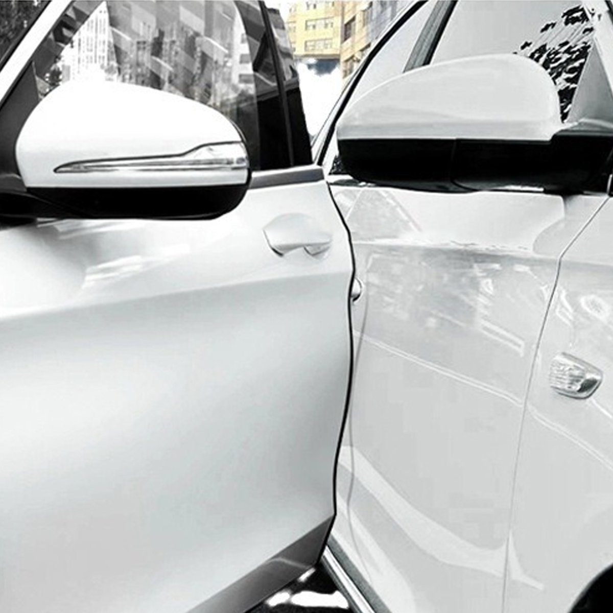 ユニバーサル衝突防止車ストリップ,U字型ドア,ドアサイドシール,見えない,傷防止ゴム,保護,5m