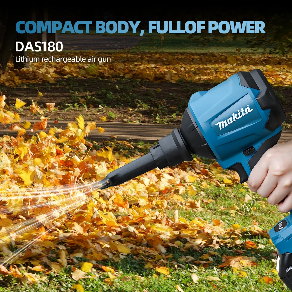 Makita power tools makita 18v battery tools DAS180 high-power air dust removal gun for blowing dust in narrow spaces power tools