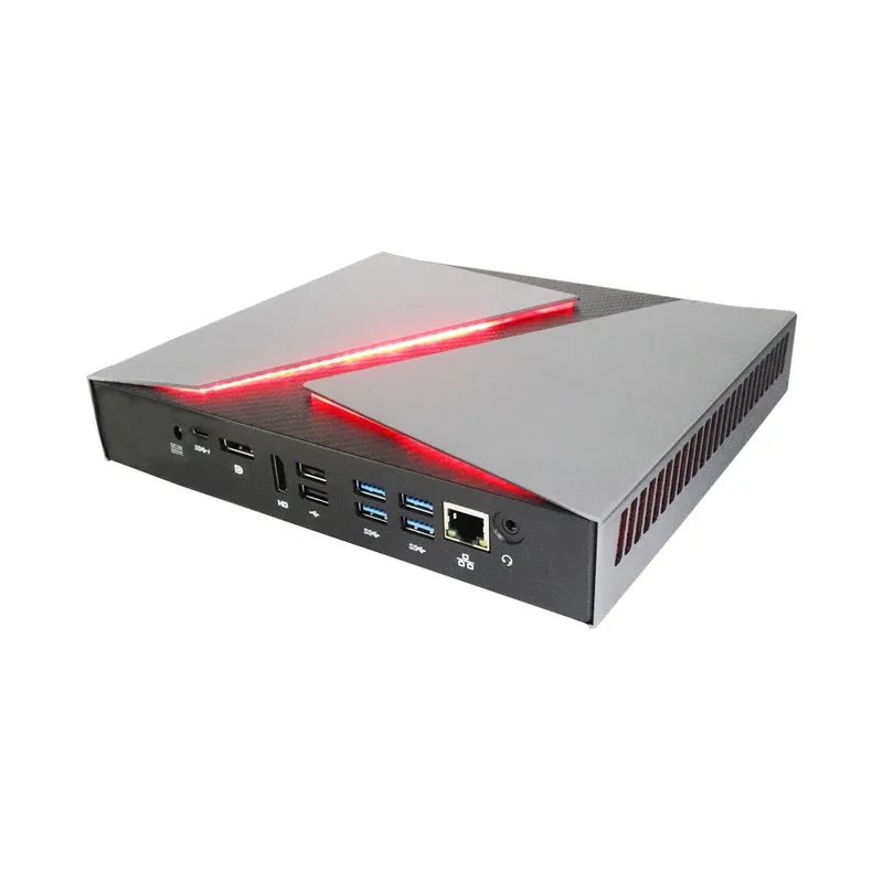 I-ntel Core I9 10880H Supporto Mini PC a doppio display 4K 8/16/32/64 GB Viene fornito con un dissipatore di calore per i giochi