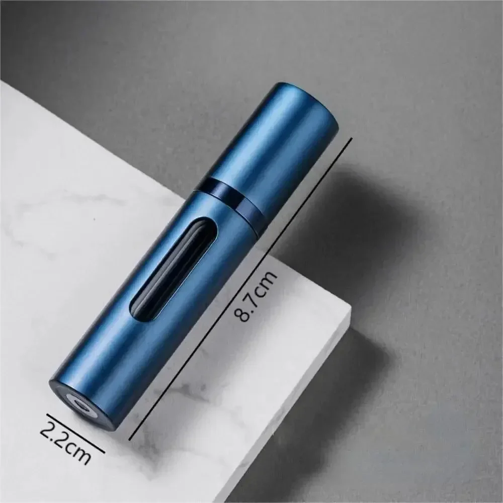 5ml ガラス製詰め替え式香水瓶 スプレーポンプ付き 携帯用旅行用空の化粧品容器 ミニスプレーアトマイザーボトル