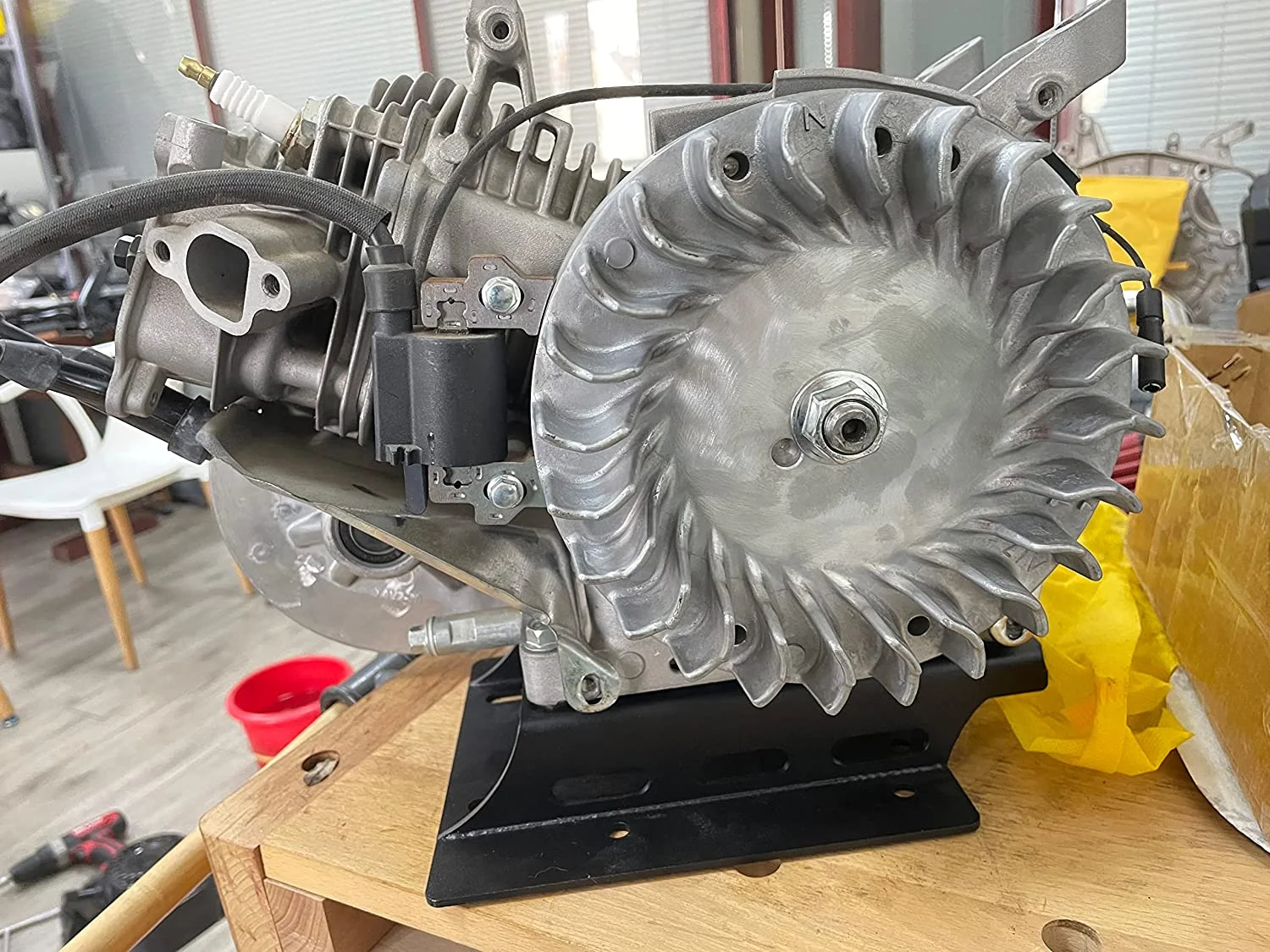 Volante de inercia 10k RPM Predator Harbor carga de aluminio fundido para motor de potencia máxima Predator 224cc