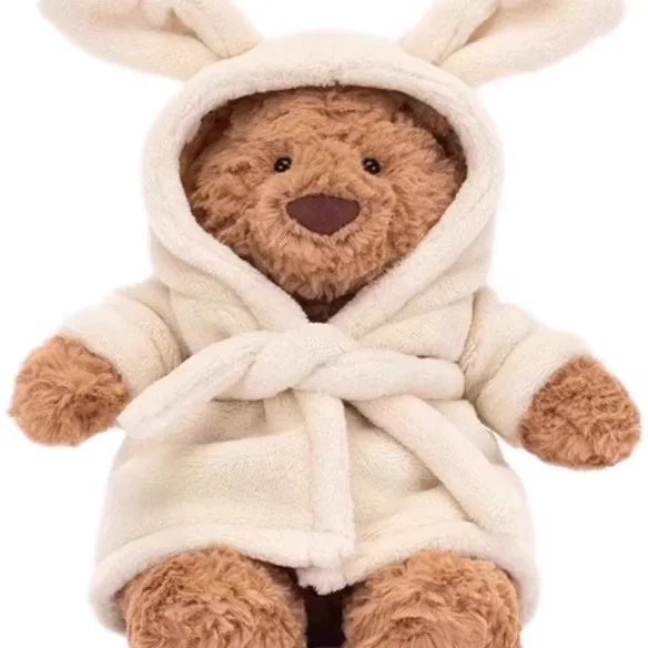 Jellycat Nowa Seria Pluszaków Miś Bartłomiej, Pluszak Bakłażan, Miś Miłość, Urocza Pluszowa Zabawka, Lalka Uspokajająca dla Niemowląt, Prezent Urodzinowy dla Dziecka