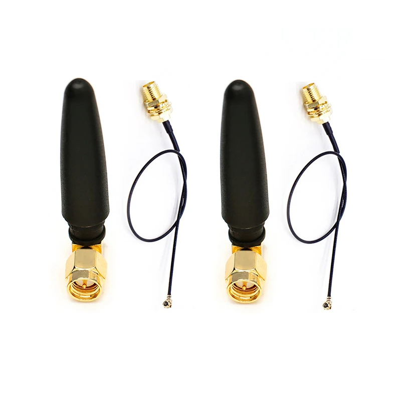 433MHz Antenna 3dBi SMA Male Connector Antenne 433MHz IOT Directional Antena 433m +15cm RP-SMA To I-P-E-X1 1.13 Pigtail Cable